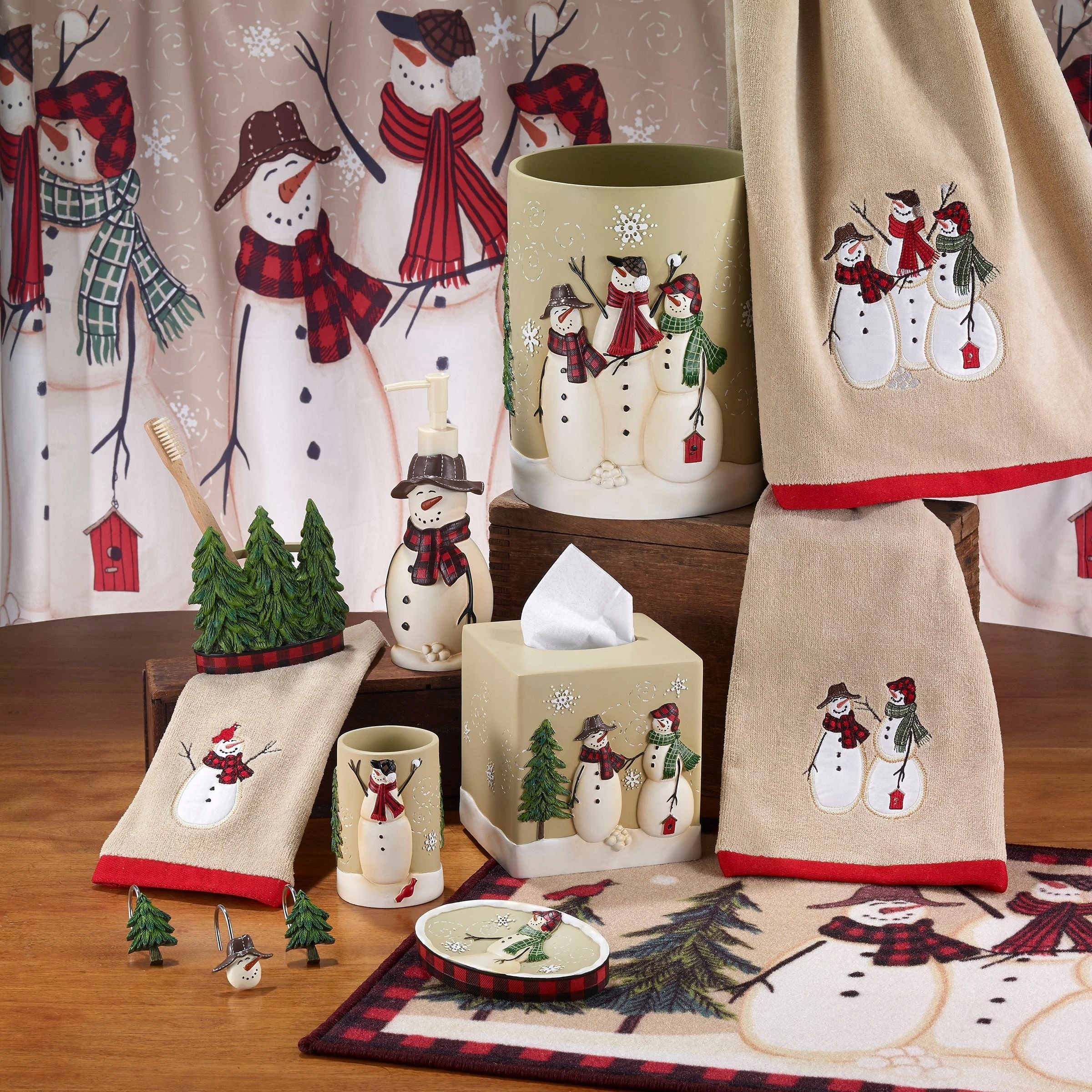 Deals ๐ Avanti Linens Avanti Snowmen Gathering Tray - Multicolor ๐ 5 Deals ๐ Avanti Linens Avanti Snowmen Gathering Tray - Multicolor ๐ - Image 3