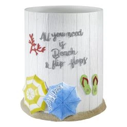 Outlet 💯 Avanti Linens Beach Mode Wastebasket 🔥