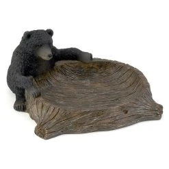 Outlet ✔️ Avanti Linens Black Bear Lodge Soap Dish 🥰