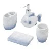Outlet 💯 Avanti Linens Blue Fin Bay 4 Pc Bath Accessory Set ❤️ -Avanti Linens Shop Blue Fin Bay 4 Pc Bath Accessory Set