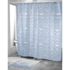 Flash Sale 🎁 Avanti Linens Blue Fin Bay Shower Curtain 👏 -Avanti Linens Shop Blue Fin Bay Shower Curtain 1