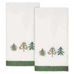 Best Sale 🧨 Avanti Linens 🔔 Christmas Trees Fingertip 2 Pack 💯