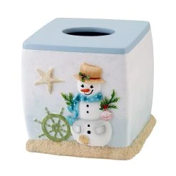 Flash Sale 🔥 Avanti Linens Coastal Snowman Tissue Cover - Multicolor 🎁