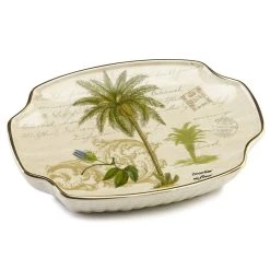 Best Sale 👍 Avanti Linens Colony Palm Multi-colored Ceramic Soap Dish 👏
