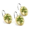Brand new 👍 Avanti Linens Colony Resin Palm Tree Shower Hooks 😍