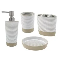 Outlet 🛒 Avanti Linens Drift 4 Pc Bath Accessory Set - Multicolor ✔️