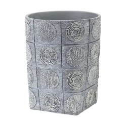 Cheap 👍 Avanti Linens Galaxy Grey Resin Wastebasket 👏