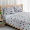 Outlet 🤩 Avanti Linens Gnome Sweet Gnome Flannel Twin Sheet Set 👍 -Avanti Linens Shop Gnome Sweet Gnome Flannel Twin Sheet Set