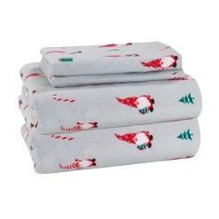 Outlet 🤩 Avanti Linens Gnome Sweet Gnome Flannel Twin Sheet Set 👍 -Avanti Linens Shop Gnome Sweet Gnome Flannel Twin Sheet Set 2