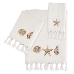 Hot Sale 🌟 Avanti Linens Macrame Shells Hand Towel 😍 -Avanti Linens Shop Macrame Shells Hand Towel 1