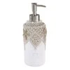 Hot Sale 💯 Avanti Linens Macrame Shells Lotion Pump - Ivory 👏