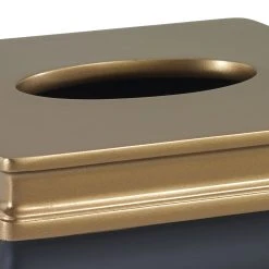 Hot Sale 👍 Avanti Linens Memphis Tissue Cover - Black 😍 -Avanti Linens Shop Memphis Tissue Cover 2