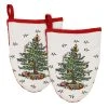 Coupon 🎉 Avanti Linens Spode 🎄 Christmas Tree Mini Oven Mitt Set Of 2 ⭐