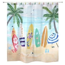 Cheapest 🎁 Avanti Linens Surf Time Shower Curtain ⭐