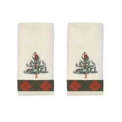Brand new ✨ Avanti Linens The Spode ❄ Christmas Tree® Tartan Fingertip 2 Pack 🥰