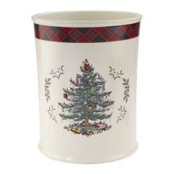 Wholesale 🛒 Avanti Linens The Spode 🎁 Christmas Tree® Tartan Wasebasket - Multicolor ⭐