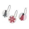 Cheapest 👍 Avanti Linens Tis The Season Shower Hooks - Multicolor ✨ -Avanti Linens Shop Tis the Season Shower Hooks