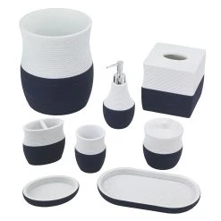 Top 10 💯 Avanti Linens Wilmington 4 Pc Bath Accessory Set - Navy / White 🥰 7 Top 10 💯 Avanti Linens Wilmington 4 Pc Bath Accessory Set - Navy / White 🥰 -Avanti Linens Shop Wilmington 4 Pc Bath Accessory Set 2