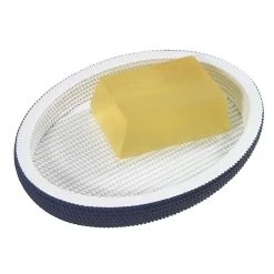 Cheapest 🛒 Avanti Linens Wilmington Soap Dish - Navy / White 😀 -Avanti Linens Shop Wilmington Soap Dish 1