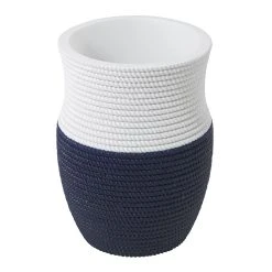 Discount 👏 Avanti Linens Wilmington Tumbler - Navy / White 😍